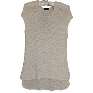 Anthony Thomas Melillo Diagonal Stitch Open Knit Pullover